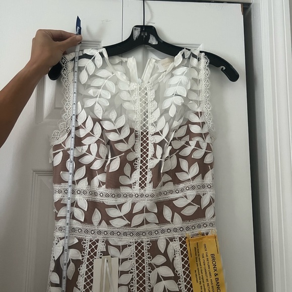 Bronx and Banco White Lace Midi Dress - Picture 11 of 13
